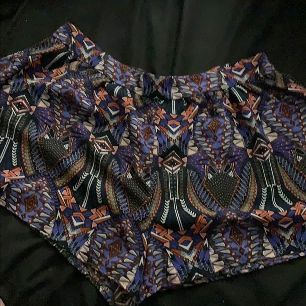 Tribal print shorts